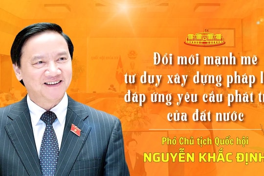 Đổi mới mạnh mẽ tư duy xây dựng pháp luật, đáp ứng yêu cầu phát triển của đất nước