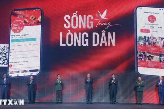 Tổng Bí thư Tô Lâm dự Chương trình giao lưu nghệ thuật chính luận 'Sống trong lòng dân'