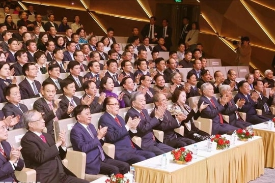 Tổng Bí thư Tô Lâm dự Lễ công bố và trao Giải Búa liềm vàng lần thứ IX