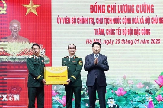 Chủ tịch nước Lương Cường: Binh chủng Đặc công cần phát huy truyền thống Đặc biệt tinh nhuệ
