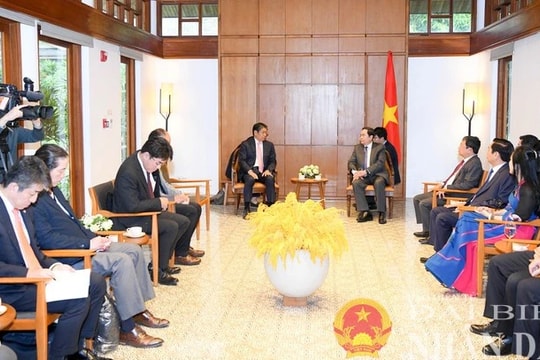 Chủ tịch Quốc hội Trần Thanh Mẫn tiếp Đại sứ Nhật Bản Ito Naoki