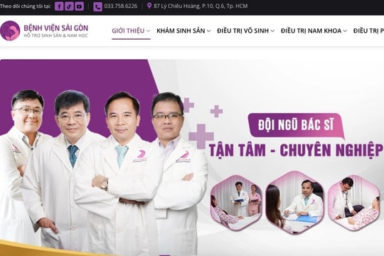 TP. Hồ Chí Minh: Hàng loạt vi phạm tại Bệnh viện Hỗ trợ sinh sản và Nam học Sài Gòn