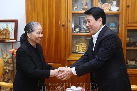 Chủ tịch nước Lương Cường chúc Tết, tri ân các đồng chí nguyên lãnh đạo Đảng, Nhà nước