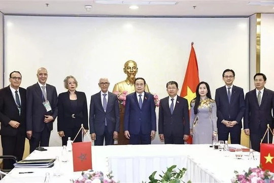 NA Chairman hosts Moroccan Speaker of House of Representatives in Can Tho