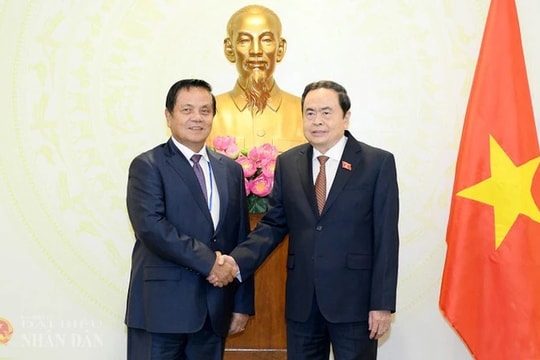 Chủ tịch Quốc hội Trần Thanh Mẫn tiếp Phó Chủ tịch thứ nhất Thượng viện Campuchia