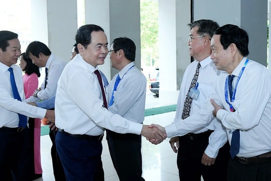 Chủ tịch Quốc hội Trần Thanh Mẫn thăm, làm việc với Trường Đại học Cần Thơ