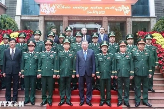 Tổng Bí thư Tô Lâm thăm, làm việc tại Bộ Tư lệnh Bộ đội Biên phòng