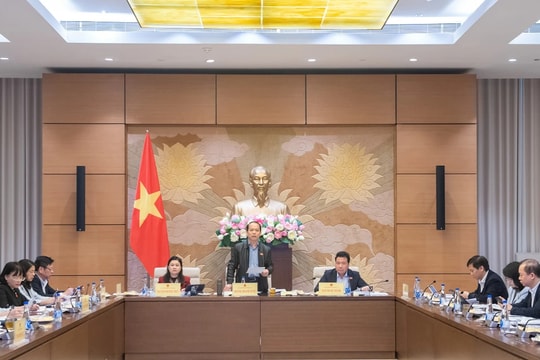 Ủy ban Pháp luật họp thẩm tra sơ bộ dự án Luật Ban hành văn bản quy phạm pháp luật (sửa đổi)