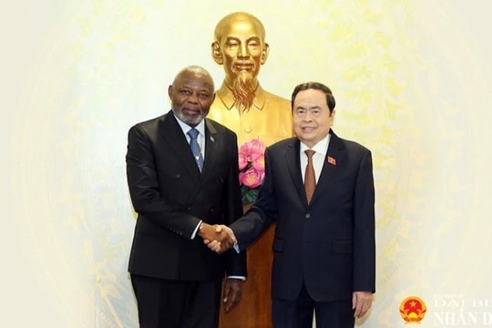 Chủ tịch Quốc hội Trần Thanh Mẫn tiếp Chủ tịch Quốc hội Cộng hòa Dân chủ Congo