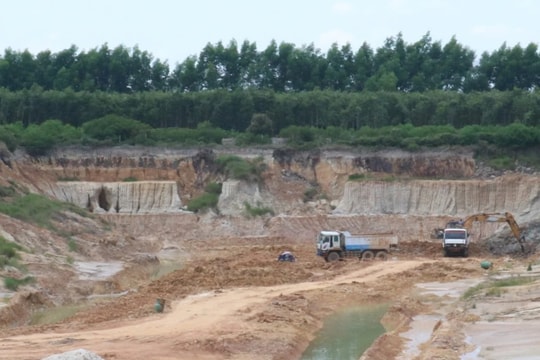 Long An: Vi phạm quy định kéo dài của Công ty TNHH MTV Anh Bình liên quan lĩnh vực khai thác khoáng sản