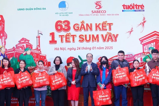 Hà Nội: 400 công nhân có hoàn cảnh khó khăn yên tâm đón tết