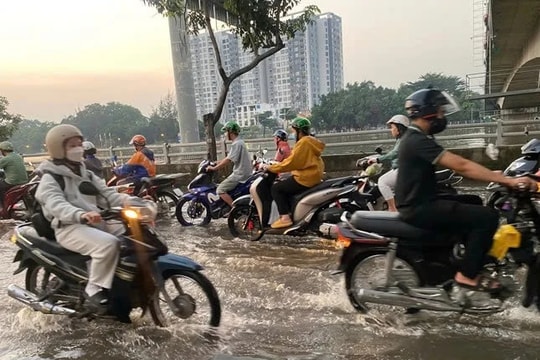 TP. Hồ Chí Minh: Nhiều khu vực có nguy cơ ngập trong những ngày Tết 