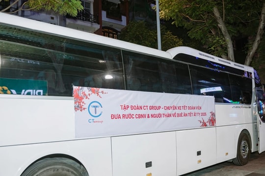 Chuyến xe đoàn viên – Tết ấm áp cùng CT Group
