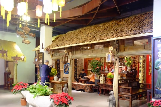 Tái hiện không gian đón Tết trong ngôi nhà truyền thống đồng bằng Bắc Bộ