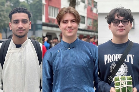 Sinh viên quốc tế háo hức khi trải nghiệm đón Tết Nguyên Đán tại Việt Nam