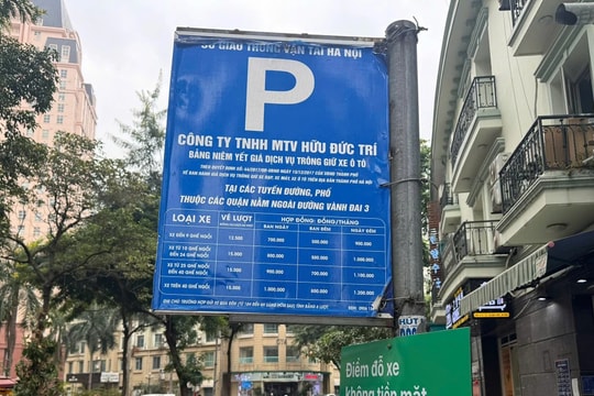 Hà Nội tiếp tục triển khai dịch vụ trông giữ xe không dùng tiền mặt đến 30.6