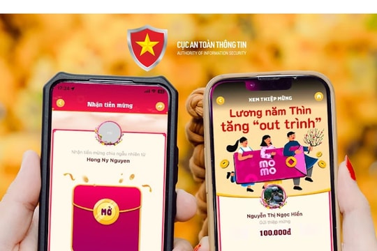 Cảnh báo hình thức lừa đảo tiền lì xì online, khuyến mãi tri ân dịp Tết Nguyên đán 2025
