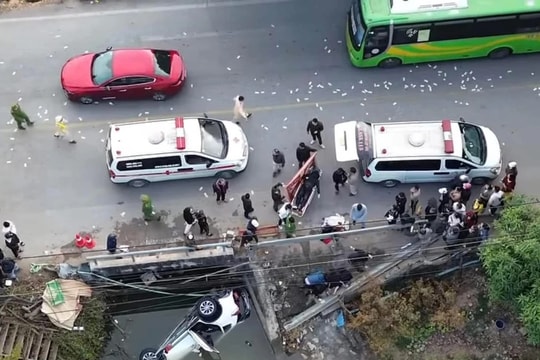 Xác định nguyên nhân ban đầu vụ tai nạn giao thông nghiêm trọng xảy ra tại Nam Định