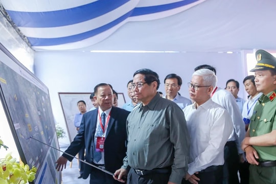 Thủ tướng Phạm Minh Chính dự lễ khởi công cao tốc TP. Hồ Chí Minh - Thủ Dầu Một - Chơn Thành