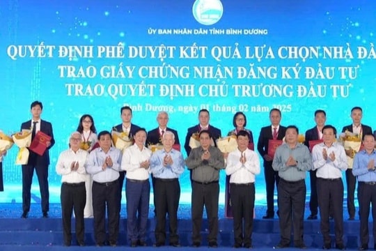 Thủ tướng Phạm Minh Chính dự lễ khởi công cao tốc TP. Hồ Chí Minh - Thủ Dầu Một - Chơn Thành