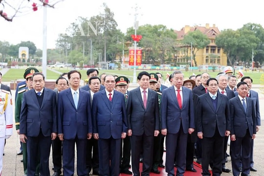 Lãnh đạo Đảng, Nhà nước vào Lăng viếng Chủ tịch Hồ Chí Minh