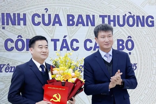 Đồng chí Hà Đức Anh giữ chức vụ Bí thư Huyện ủy Văn Yên