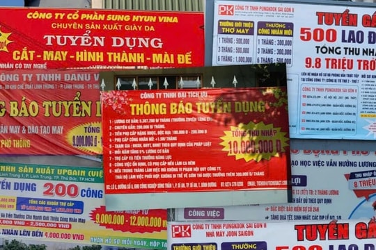 Doanh nghiệp đua nhau tuyển dụng hàng nghìn lao động sau Tết