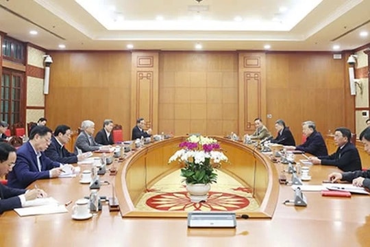 Tổng Bí thư Tô Lâm chủ trì Hội nghị của Ban Bí thư đánh giá công tác tổ chức Tết Ất Tỵ