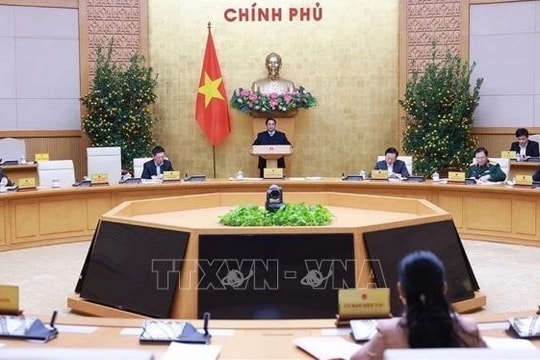 Thủ tướng Phạm Minh Chính chủ trì Phiên họp Chính phủ thường kỳ tháng 1.2025