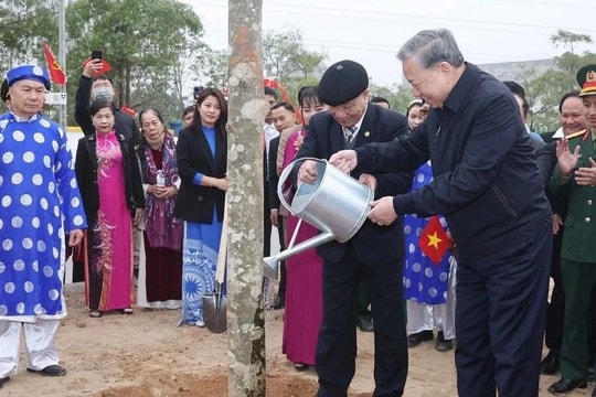 Tổng Bí thư Tô Lâm dự Lễ phát động Tết trồng cây "Đời đời nhớ ơn Bác Hồ"