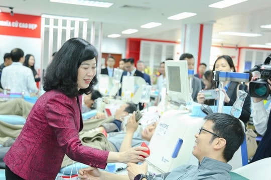 Viện Huyết học - Truyền máu Trung ương kêu gọi người dân hiến máu trong Lễ hội Xuân hồng lần thứ 18