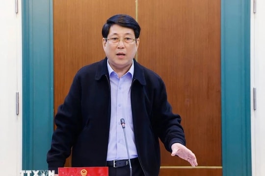 Chủ tịch nước Lương Cường làm việc với Văn phòng Chủ tịch nước về công tác tư pháp