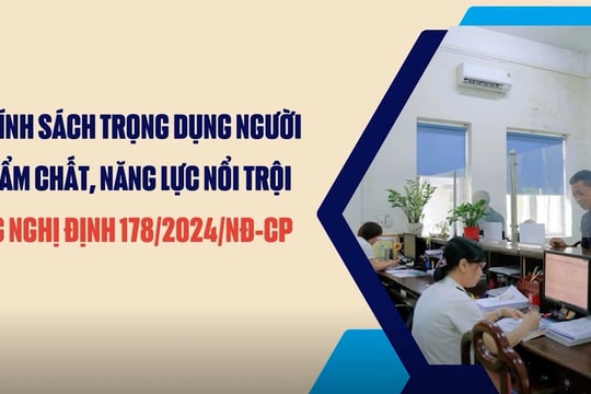Chính sách trọng dụng người có phẩm chất năng lực nổi trội đối với cán bộ công chức viên chức theo Nghị định 178?