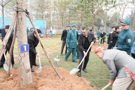 TP Hà Nội: Phát động 'Tết trồng cây đời đời nhớ ơn Bác Hồ' xuân Ất Tỵ