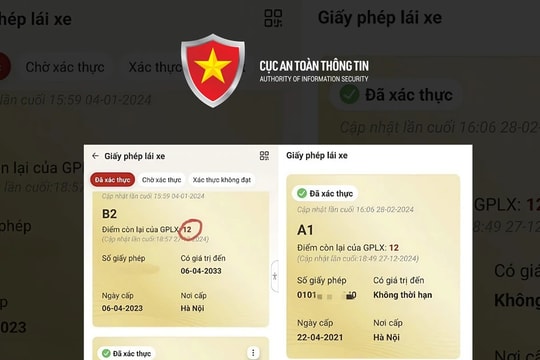 Thủ đoạn lừa đảo mới: Giả danh công an hướng dẫn tích hợp điểm giấy phép lái xe