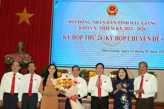 Hậu Giang có tân Chủ tịch UBND và HĐND tỉnh