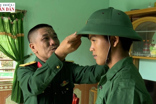 Thanh niên đồng bào dân tộc thiểu số tỉnh Đắk Lắk sẵn sàng nhập ngũ