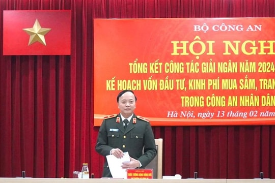 Triển khai hiệu quả kế hoạch vốn đầu tư, kinh phí mua sắm, trang bị năm 2025 trong Công an nhân dân