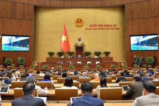 Thông cáo báo chí số 02 Kỳ họp bất thường lần thứ Chín, Quốc hội Khóa XV