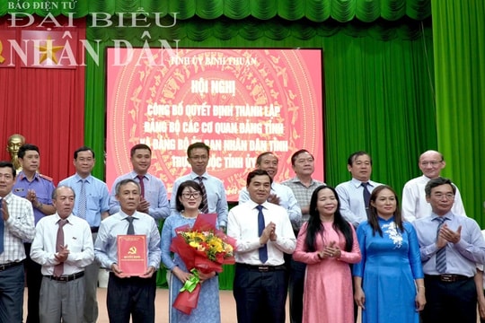 Bình Thuận thành lập Đảng bộ Các cơ quan Đảng tỉnh và Đảng bộ UBND tỉnh