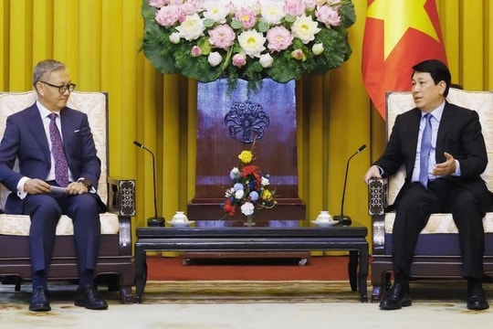 Chủ tịch nước Lương Cường tiếp Bộ trưởng Ngoại giao Lào