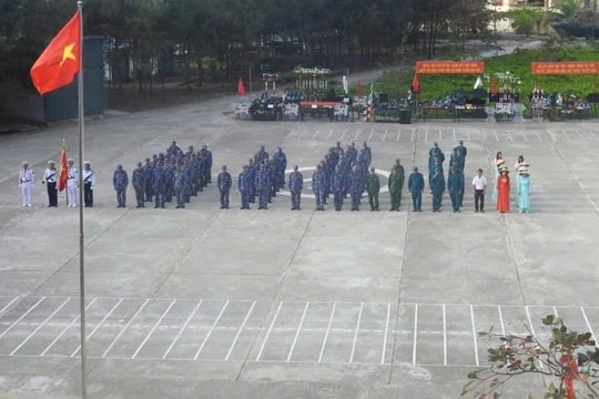 Các đơn vị trên quần đảo Trường Sa ra quân huấn luyện năm 2025