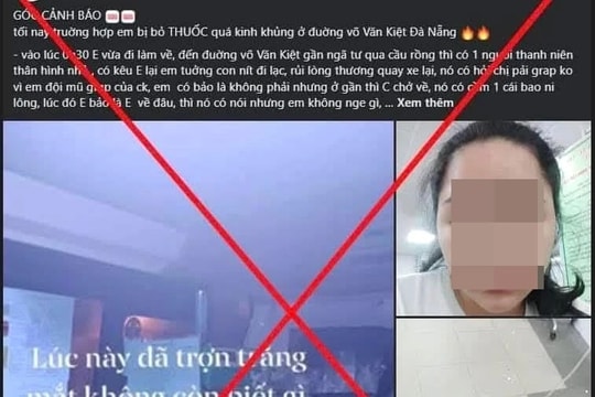 Công an Đà Nẵng làm việc với đối tượng tung tin giả “bị bỏ thuốc mê giữa đêm”