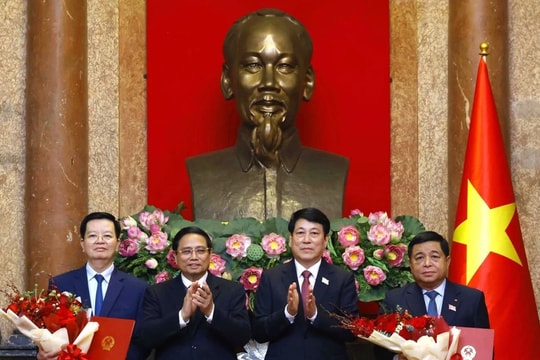 Chủ tịch nước trao quyết định bổ nhiệm các Phó Thủ tướng và Bộ trưởng nhiệm kỳ 2021 - 2026