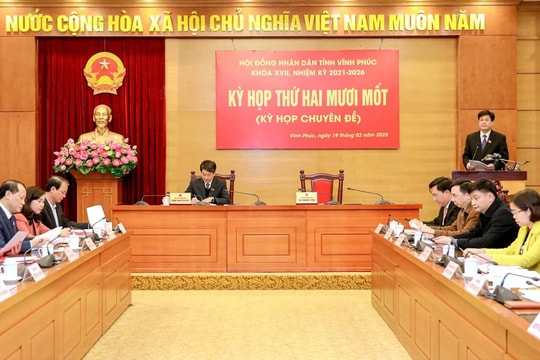 Vĩnh Phúc: Giảm 6 sở, ngành sau sắp xếp