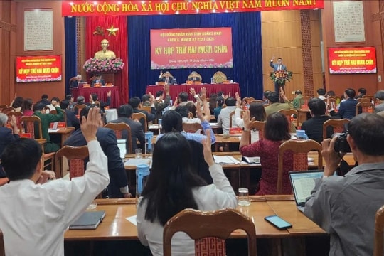 Quảng Nam thông qua nghị quyết thành lập, tổ chức lại các cơ quan thuộc UBND tỉnh