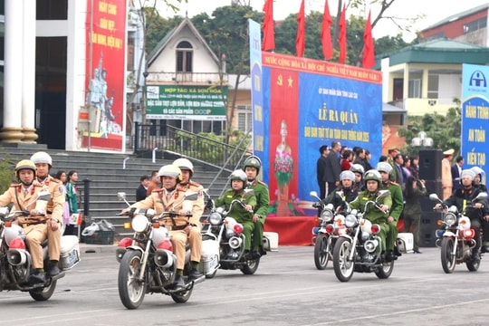 Lào Cai: Ra quân bảo đảm trật tự an toàn giao thông năm 2025