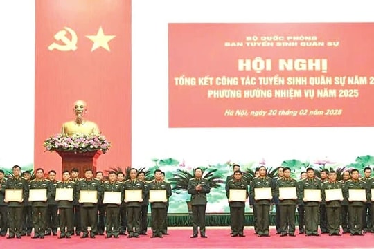 Bộ Quốc phòng tổng kết công tác tuyển sinh quân sự năm 2024