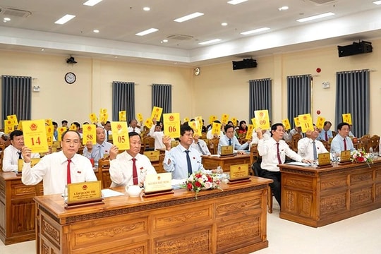 An Giang: HĐND tỉnh thông qua các nghị quyết về sắp xếp tổ chức bộ máy