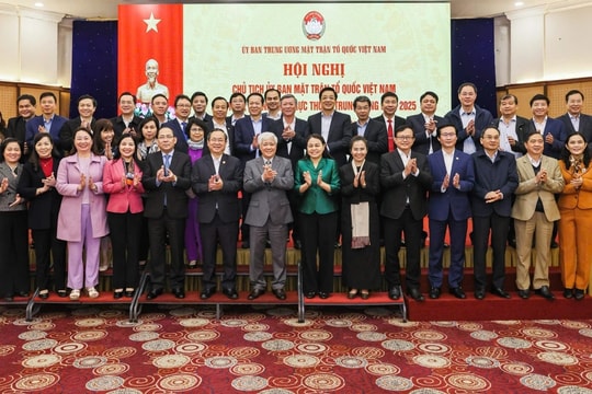 Hội nghị Chủ tịch Ủy ban MTTQ Việt Nam các tỉnh, thành phố trực thuộc Trung ương năm 2025